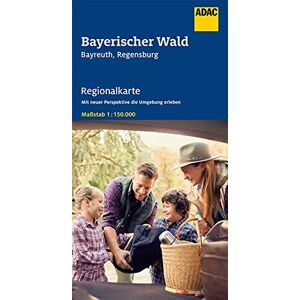 GEBRAUCHT ADAC Regionalkarte Blatt 13 Bayerischer Wald, Bayreuth, Regensburg 1:150 000 (ADAC Regionalkarten 1:150.000) - Preis vom h