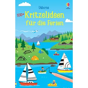 Fiona Watt - GEBRAUCHT 100+ Kritzelideen für die Ferien: Vorlagen mit kreativen Mal- und Kritzelideen – ab 6 Jahren (Usborne Knobelbücher) - Preis vom 16.05.2024 04:53:48 h