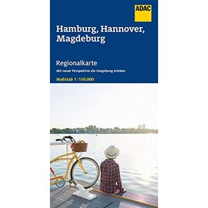 GEBRAUCHT ADAC Regionalkarte Blatt 5 Hamburg, Hannover, Magdeburg 1:150 000 (ADAC Regionalkarten 1:150.000) - Preis vom h