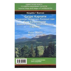 GEBRAUCHT East Carpathians: Svydovets, Chornohory and Rachiv Mountains (Ukraine) 1:50,000 Hiking Map - Preis vom 20.05.2024 04:51:15 h