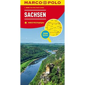 GEBRAUCHT MARCO POLO Karte Deutschland Blatt 9 Sachsen 1:200 000 (MARCO POLO Karten 1:200.000) - Preis vom h