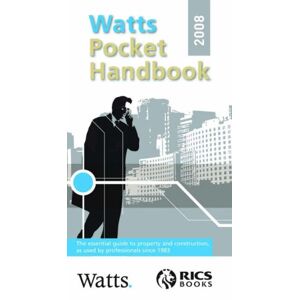 Watts and Partners - GEBRAUCHT Watts Pocket Handbook 2008 - Preis vom 16.05.2024 04:53:48 h