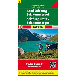 Freytag-Berndt und Artaria KG - GEBRAUCHT Berndt Freytag Autokarten, Blatt 6: Land Salzburg - Salzkammergut - Maßstab 1:200 000 - Preis vom h