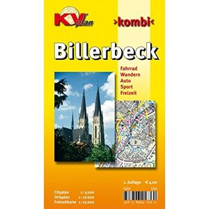 Kommunalverlag Tacken e.K. - GEBRAUCHT Billerbeck: 1:10.000 Stadtplan mit Freizeitkarte 1:25.000 inkl. Wanderwegen und Radrouten, Citykarte 1:5.000 (KVplan Münsterland-Region) - Preis vom 19.05.2024 04:53:53 h