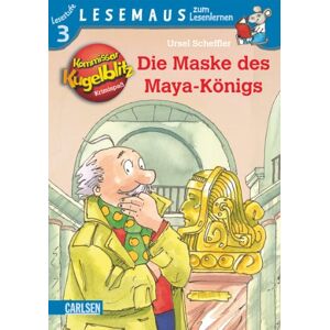 Ursel Scheffler - GEBRAUCHT LESEMAUS zum Lesenlernen Stufe 3: Kommissar Kugelblitz: Die Maske des Maya-Königs - Preis vom 21.05.2024 04:55:50 h