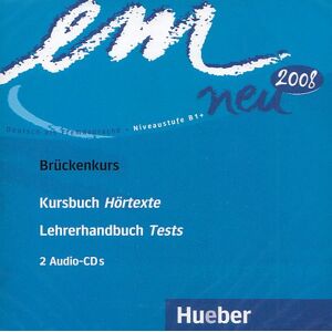 Michaela Perlmann-Balme - GEBRAUCHT em neu 2008 Brückenkurs: Deutsch als Fremdsprache / 2 Audio-CDs: Deutsch als Fremdsprache Niveaustufe B1. Ein Lehrwerk im Baukastensystem - Preis vom h