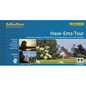 Esterbauer Verlag - GEBRAUCHT Hase-Ems-Tour: Zwei-Flüsse-Rundtour im Osnabrücker und Cloppenburger Land und im Emsland. 331 km, 1:50.000, wetterfest/reißfest, GPS-Tracks Download, LiveUpdate (Bikeline Radtourenbücher) - Preis vom 19.05.2024 04:53:53 h