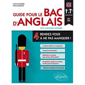 GEBRAUCHT Guide pour Bac Anglais 4 Rendez-Vous a Ne Pas Manquer Premiere et Terminale Toutes Series Lv1 Lv2 - Preis vom 15.05.2024 04:53:38 h