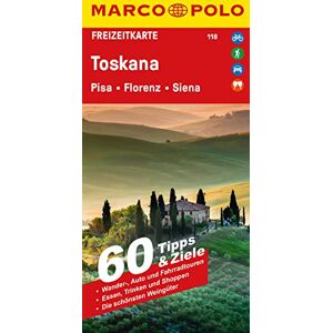 MAIRDUMONT GmbH & Co. KG - MARCO POLO Freizeitkarte Blatt 118 Toskana 1:125 000: Pisa, Florenz, Siena