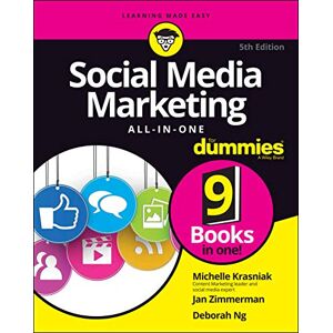 Michelle Krasniak - GEBRAUCHT Social Media Marketing All-in-One For Dummies - Preis vom h
