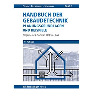Wolfram Pistohl - GEBRAUCHT Handbuch der Gebäudetechnik - Planungsgrundlagen und Beispiele: Band 1: Allgemeines, Sanitär, Elektro, Gas - Preis vom 15.05.2024 04:53:38 h