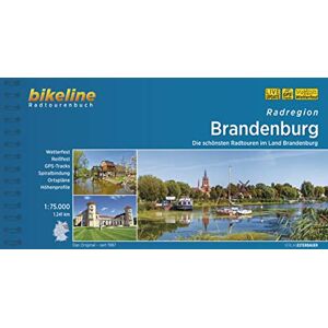 Esterbauer Verlag - Radregion Brandenburg: Die schönsten Radtouren im Land Brandenburg, 1.241 km, 1:75.000, wetterfest/reißfest, GPS-Tracks Download, LiveUpdate (Bikeline Radtourenbücher)