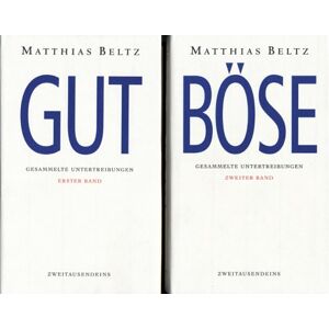 Matthias Beltz - GEBRAUCHT Gut und böse: Gesammelte Untertreibungen in zwei Bänden und 1 MP3-CD - Preis vom 12.05.2024 04:50:34 h