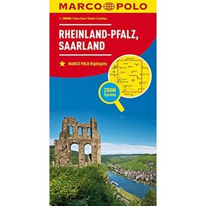 GEBRAUCHT MARCO POLO Karte Deutschland Blatt 10 Rheinland-Pfalz, Saarland 1:200 000 (MARCO POLO Karte 1:200000) - Preis vom h