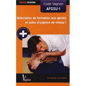 Jean-Claude Pire - GEBRAUCHT Code Vagnon AFGSU-1 : Attestation de formation aux gestes et soins d'urgence de niveau 1 - Preis vom h