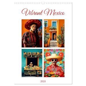 Justyna Jaszke JBJart - Vibrant Mexico (Wall Calendar 2024 DIN A3 portrait), CALVENDO 12 Month Wall Calendar: Experience the vibrant culture of Mexico with scenes of Mexican ... attire and beautiful Mexican women.