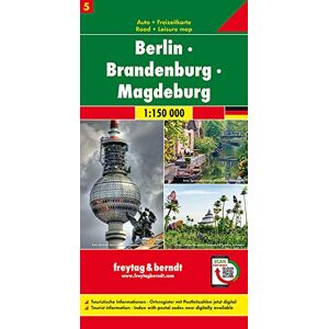 Freytag-Berndt und Artaria KG - Berlin - Brandenburg - Magdeburg, Autokarte 1:150.000, Blatt 5 (freytag & berndt Auto + Freizeitkarten)