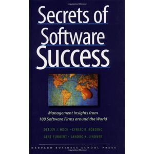 Hoch, Detlev J. - GEBRAUCHT Secrets of Software Success: Management Insights from 100 Software Firms Around the World - Preis vom 09.05.2024 04:53:29 h