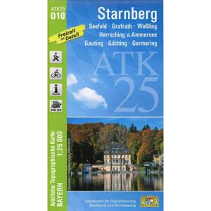 ATK25-O10 Starnberg (Amtliche Topographische Karte 1:25000) -  Wanderkarten und Winterkarten