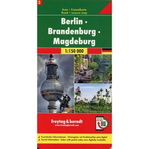 Berlin - Brandenburg - Magdeburg, Autokarte 1:150.000, Blatt 5 -  Straßenkarten