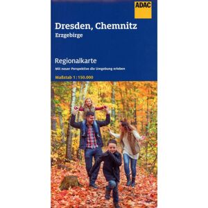 ADAC Regionalkarte Blatt 10 Dresden, Chemnitz 1:150.000 -  Straßenkarten