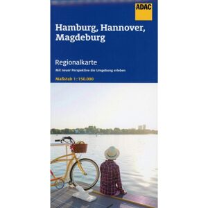 ADAC Regionalkarte Blatt 5 Hamburg, Hannover, Magdeburg 1:150 000 -  Straßenkarten
