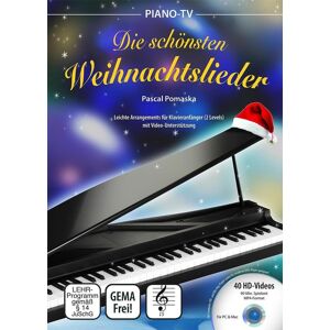 Druck und Verlag Pomaska-Brand Piano-Tv: Die Schönsten Weihnachtslieder M. 1 Dvd-Rom