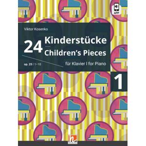 Helbling Verlag 24 Kinderstücke Für Klavier Heft 1 Op. 25 / Nr. 1-10