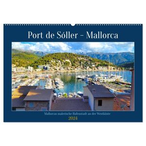 Port De Sóller - Mallorca (Wandkalender 2024 Din A2 Quer) Calvendo Monatskalender