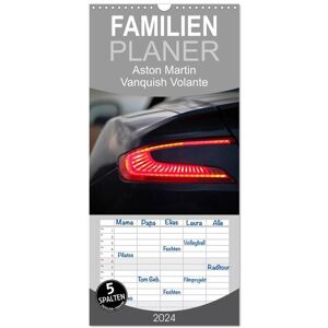 Familienplaner 2024 - Aston Martin Vanquish Volante Mit 5 Spalten (Wandkalender 21 X 45 Cm) Calvendo