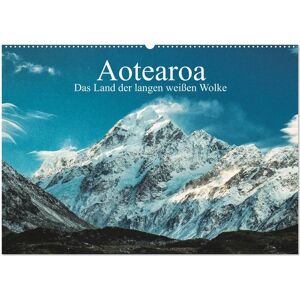 Calvendo Verlag Aotearoa - Das Land Der Langen Weißen Wolke (Wandkalender 2024 Din A2 Quer) Calvendo Monatskalender