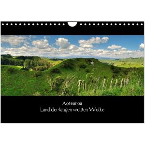 Calvendo Verlag Aotearoa - Land Der Langen Weißen Wolke (Wandkalender 2024 Din A4 Quer) Calvendo Monatskalender