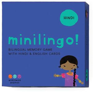 Worldwide Buddies Minilingo Hindi / English Bilingual Flashcards