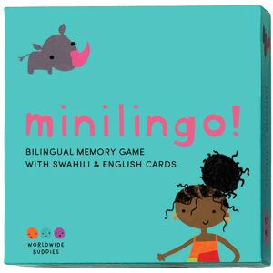 Worldwide Buddies Minilingo Swahili / English Bilingual Flashcards