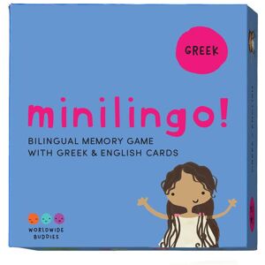 Worldwide Buddies Minilingo Greek / English Bilingual Flashcards