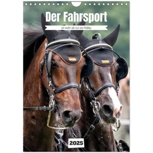 Der Fahrsport Ist Mehr Als Nur Ein Hobby (Wandkalender 2025 Din A4 Hoch) Calvendo Monatskalender