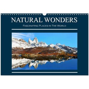 Natural Wonders Fascinating Places In The World (Wall Calendar 2025 Din A3 Landscape) Calvendo 12 Month Wall Calendar