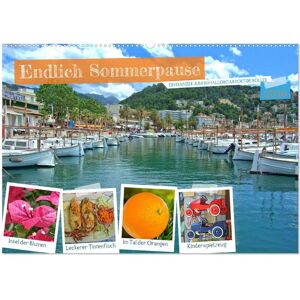 Endlich Sommerpause - Ein Ganzer Juni In Mallorcas Port De Sóller (Wandkalender 2025 Din A2 Quer) Calvendo Monatskalender