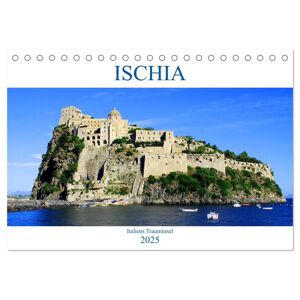 Ischia - Italiens Trauminsel (Tischkalender 2025 Din A5 Quer) Calvendo Monatskalender