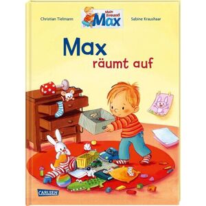 CARLSEN 9783551519788 Max-Bilderbücher: Max räumt auf