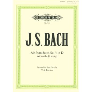 Edition Peters Bach Air D-Dur Klavier