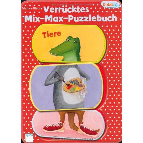 Lisa Golze - GEBRAUCHT Verrücktes Mix-Max-Puzzlebuch Tiere - Preis vom 25.05.2024 04:53:42 h