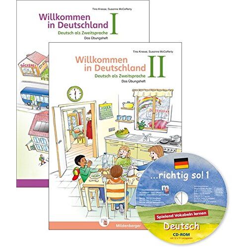 Tina Kresse – Das Übungsheft – Deutsch als Zweitsprache I und II, mit CD-ROM: Willkommen in Deutschland