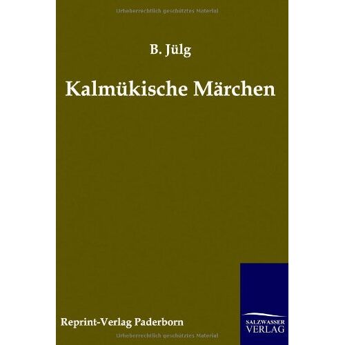 B. Jülg – Kalmükische Märchen