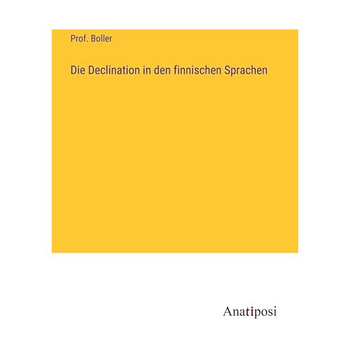 Boller – Die Declination in den finnischen Sprachen