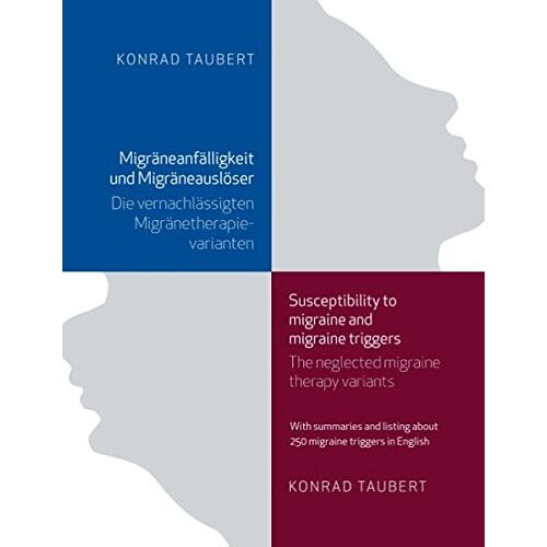 Konrad Taubert – Migräneanfälligkeit und Migräneauslöser / Susceptibility to migraine and migraine triggers: Die vernachlässigten Migränetherapievarianten / The … about 250 migraine triggers in English