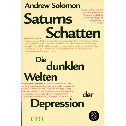 Andrew Solomon – GEBRAUCHT Saturns Schatten: Die dunklen Welten der Depression – Preis vom 20.12.2023 05:52:08 h