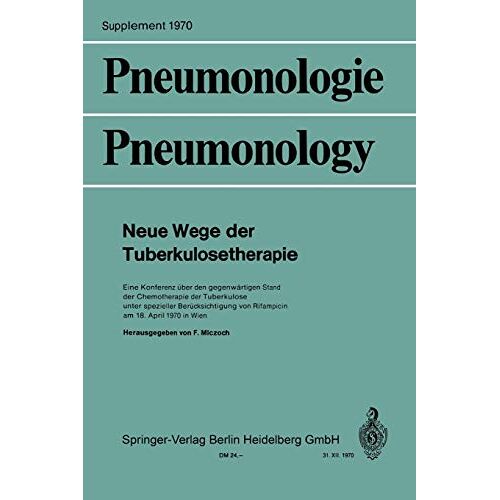 F. Mlczoch – Pneumonologie – Pneumonology: Neu Wege der Tuberkulosetherapie (German Edition)