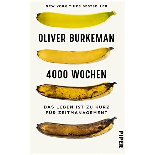 Oliver Burkeman – GEBRAUCHT 4000 Wochen: Das Leben ist zu kurz für Zeitmanagement   Der New York Times Bestseller – »Dies ist das wichtigste Buch, das je über Zeitmanagement geschrieben wurde.« Adam Grant – Preis vom 09.01.2024 05:48:39 h