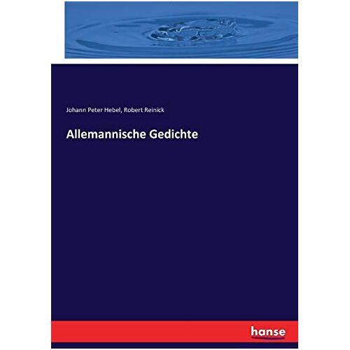 Hebel, Johann Peter – Allemannische Gedichte